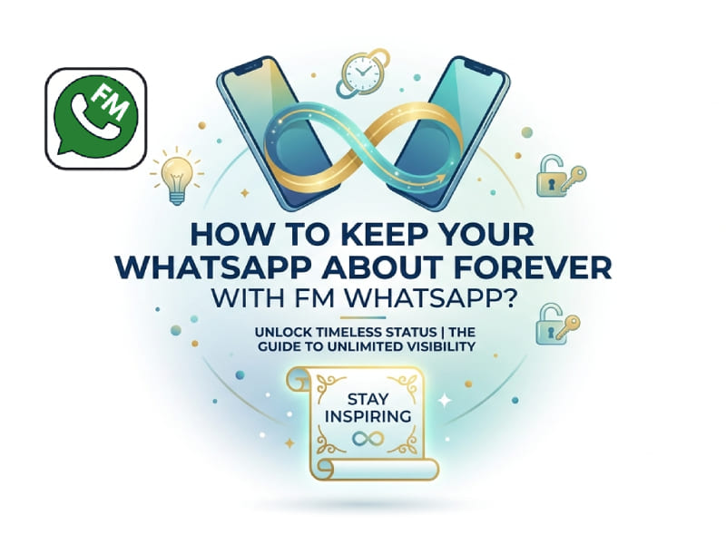 How to Keep Your WhatsApp About Forever with FM WhatsApp?